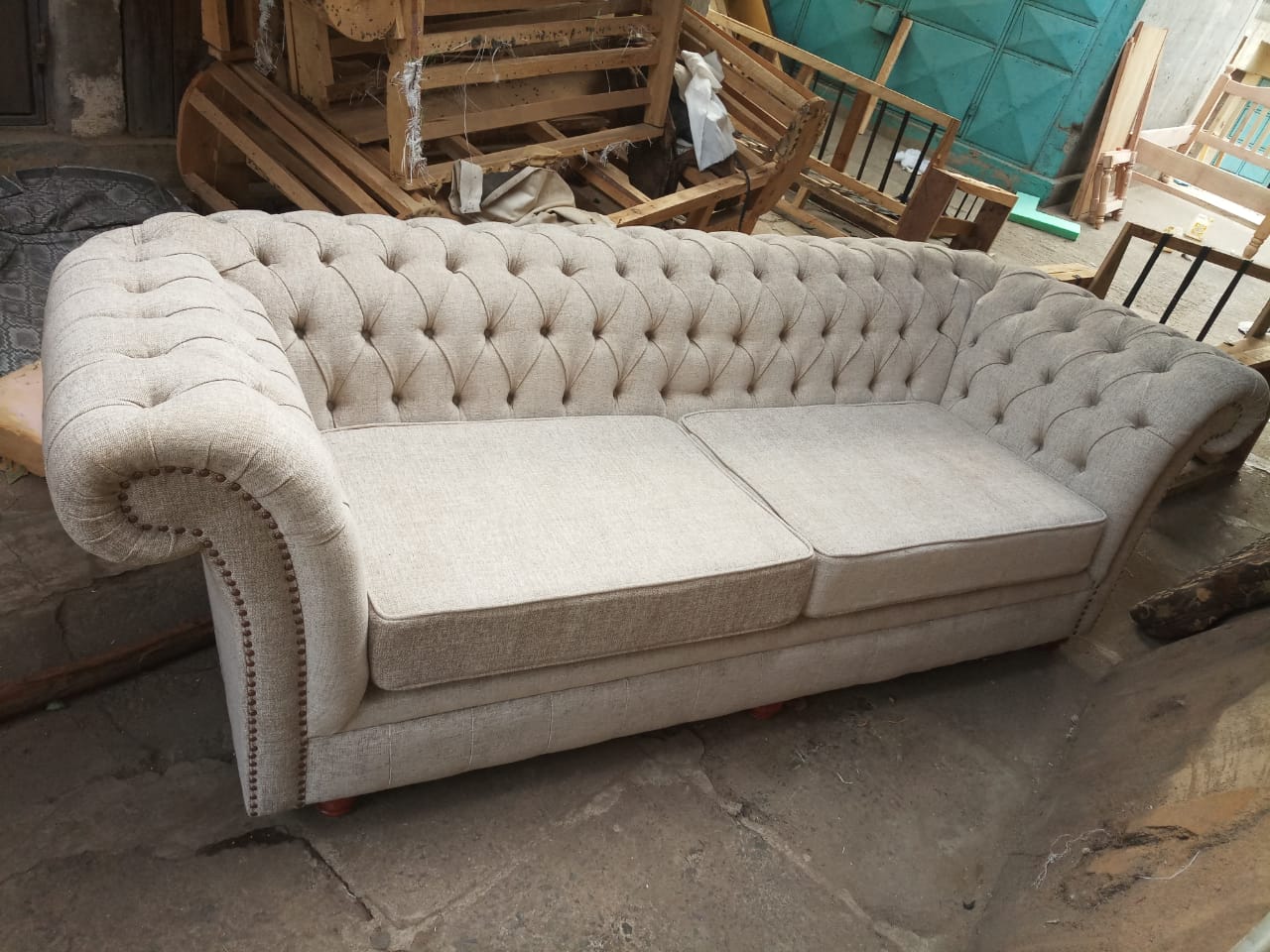 Chesterfield Sofa Before 3